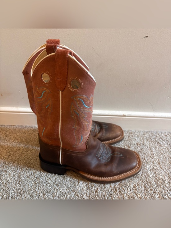 Cody James Other - Cody James Boys Western Boots Brown Leather Square Toe Size 2